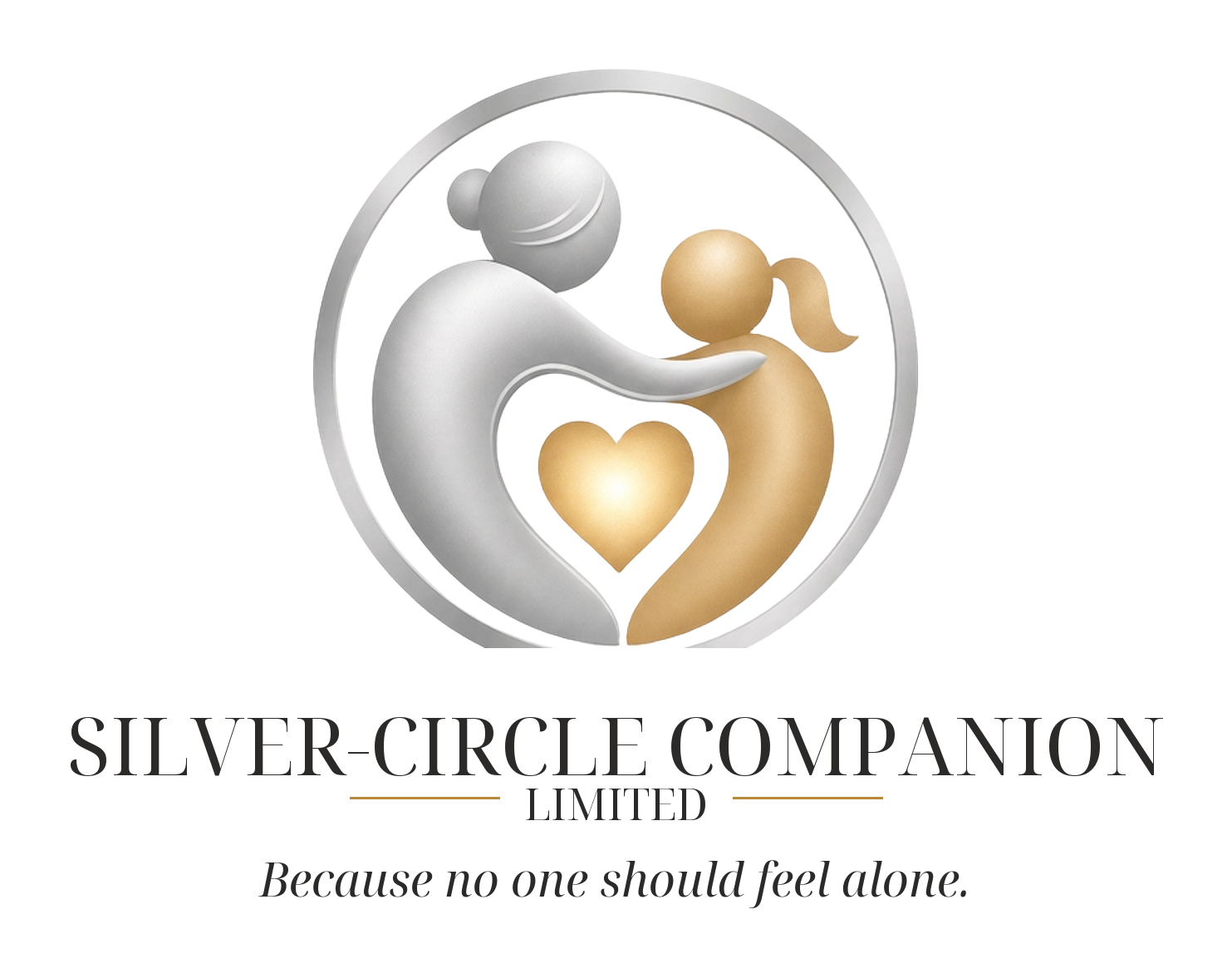 Silver-Circle Companion logo lockup